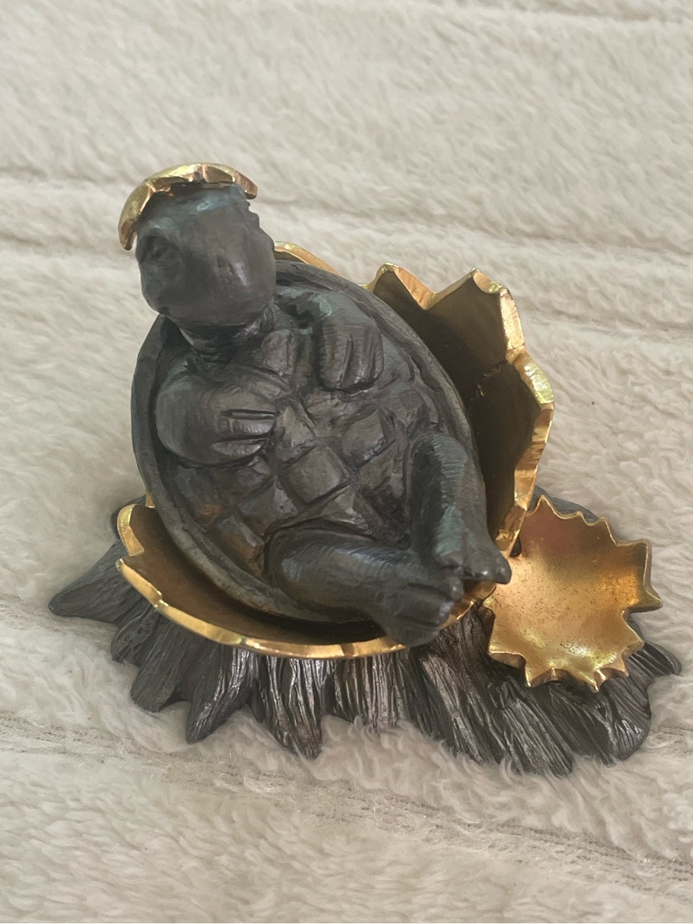 Michael Ricker Limited Edition "Turtle Hatching” 1995 Pewter Figurine 395/2600